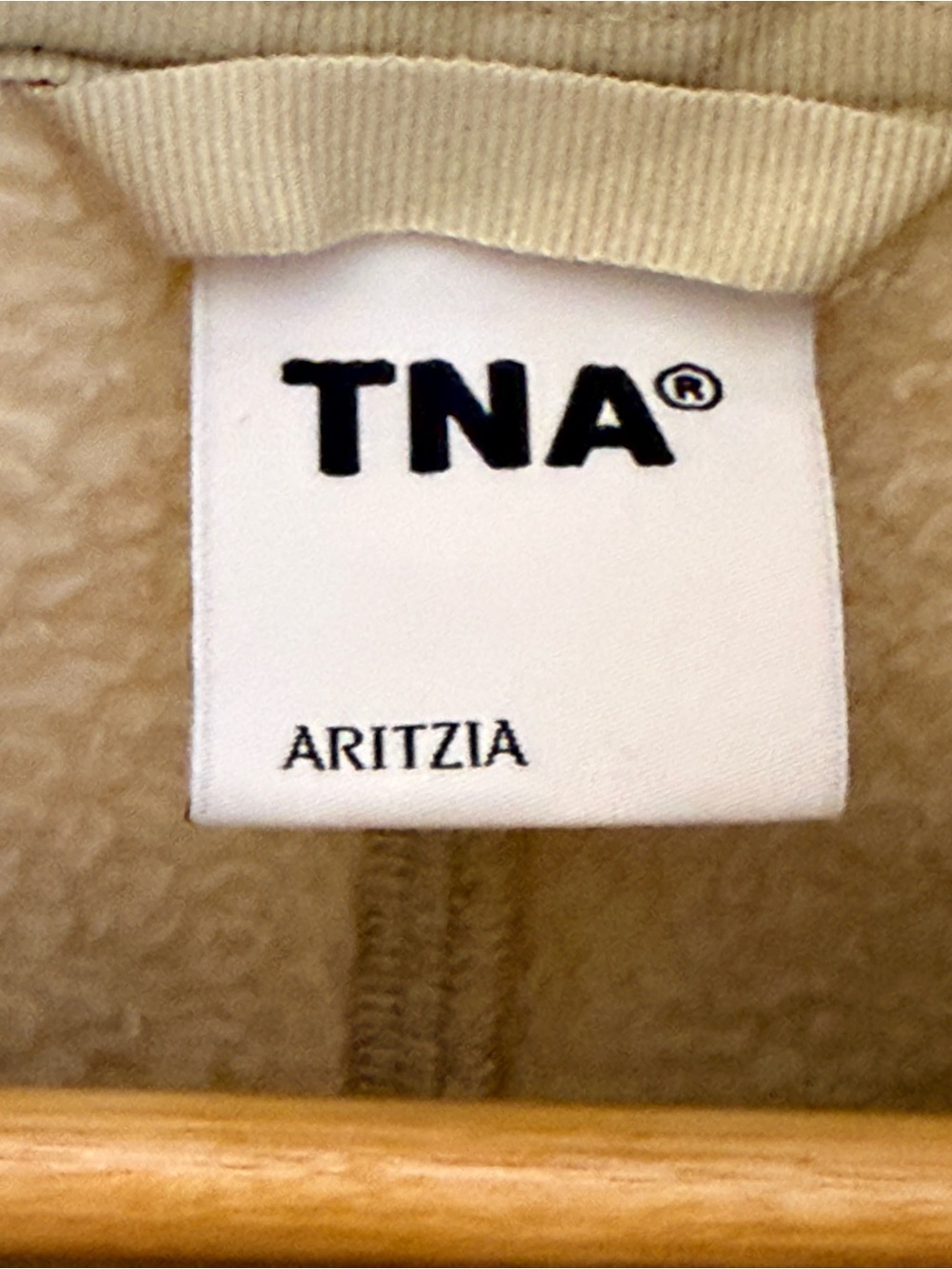 TNA Cream Sherpa Half-Zip Kids Puffer Jacket - Picture 3 of 7